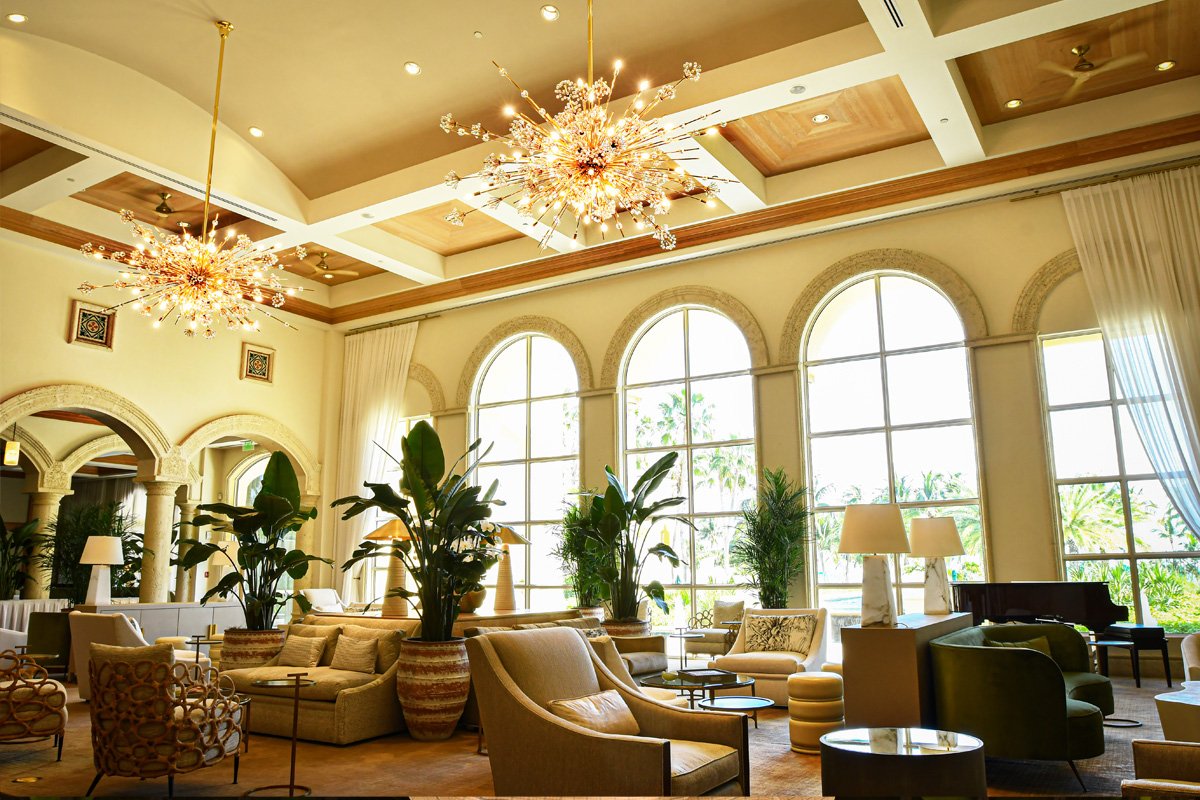 Creating the right chandelier centerpiece statement for your large room.